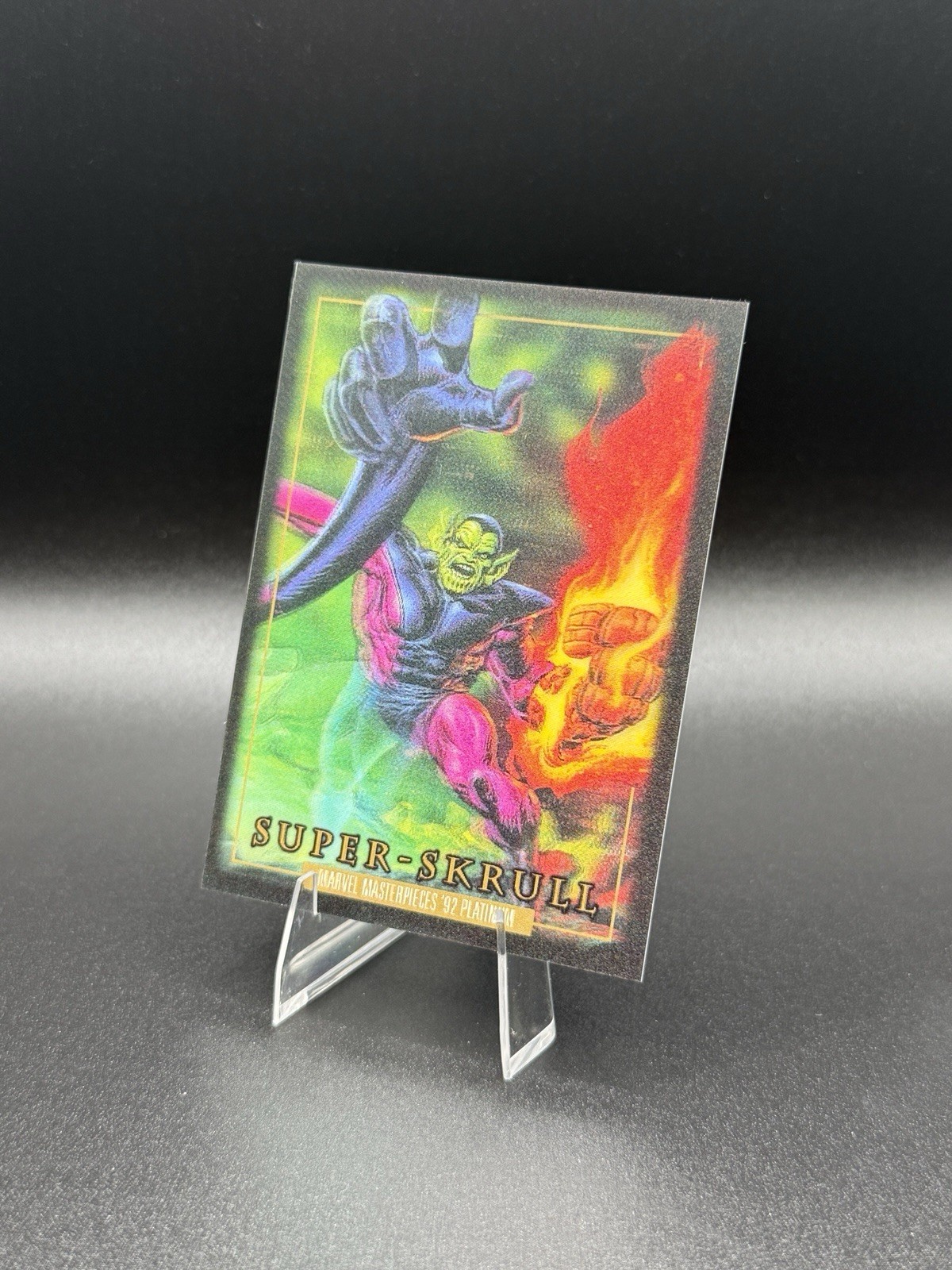 2024 Marvel Masterpieces '92 Platinum - SUPER SKRULL - Lenticular #84