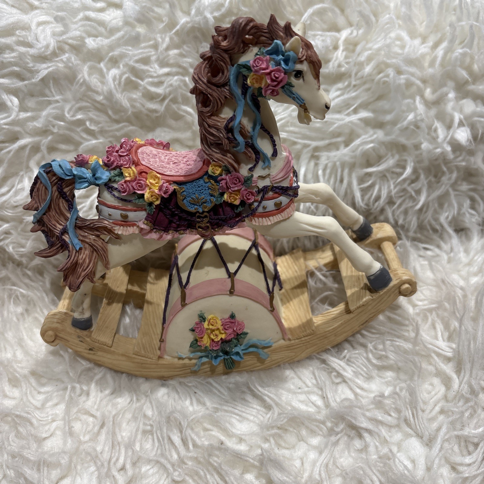 Westland Carousal Rocking Horse Musical Floral