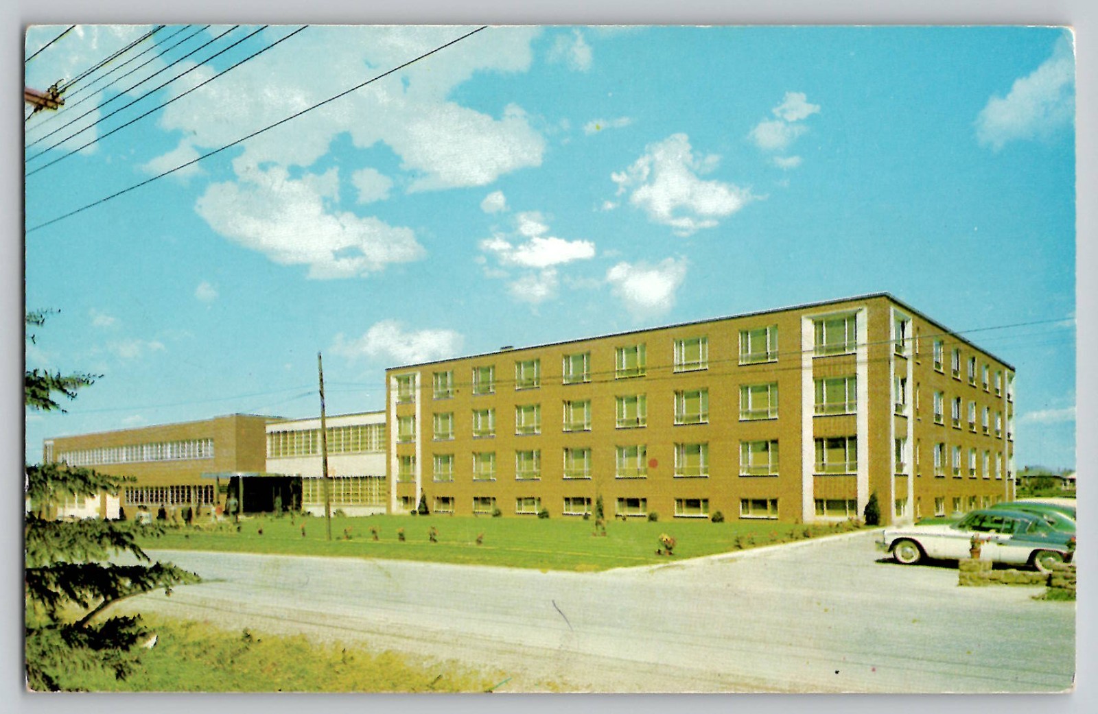 Jehovah\'s Witnesses Toronto Canada Bethel Office Postcard c1970s
