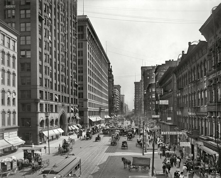 1907) State Street south from Lake Street, Chicago 8x10 Photos 1907) State Street south from Lake Street, Chicago 8x10 Photos