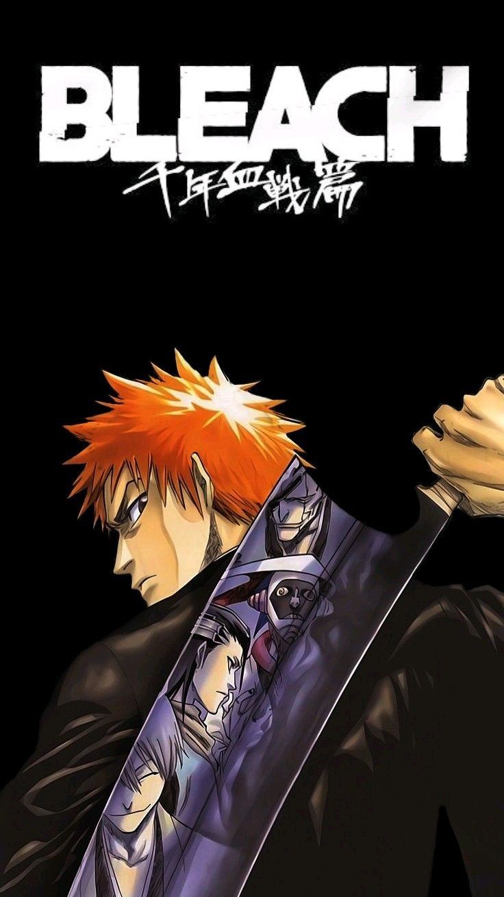 Bleach Poster 9.5x17 Inches Ichigo Zampakuto Captain Anime Illustrated Print