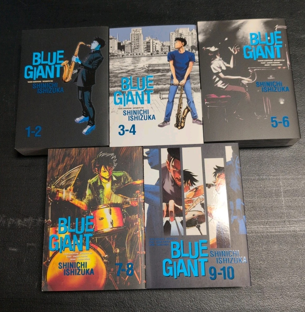 Blue Giant Manga - Complete Set - Omnibus Volume 1-10 - English Language Blue Giant Manga - Complete Set - Omnibus Volume 1-10 - English Language