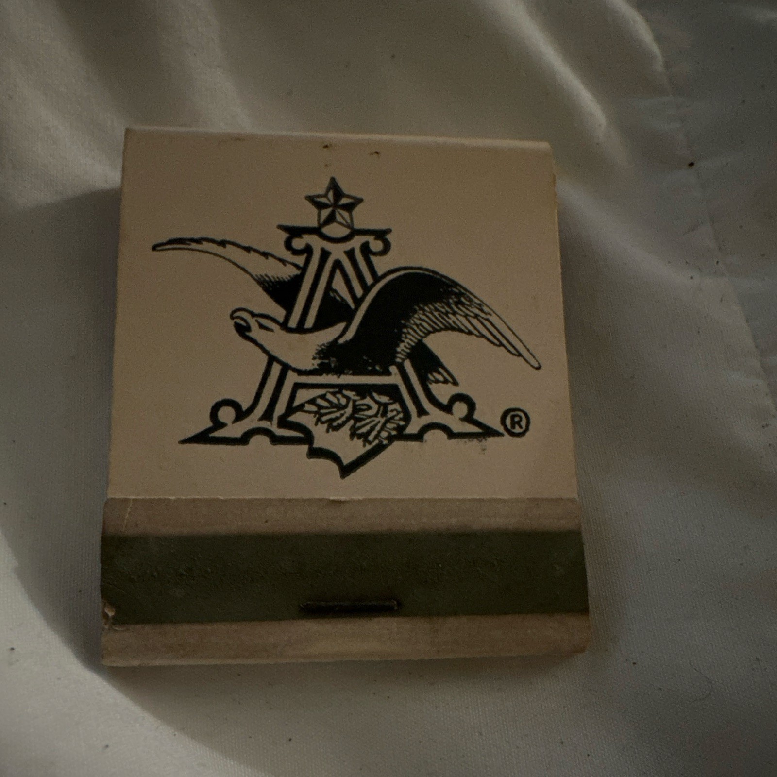Anheuser-Busch Vintage Matchbook w/ Eagle Logo, Dated 8-12-68