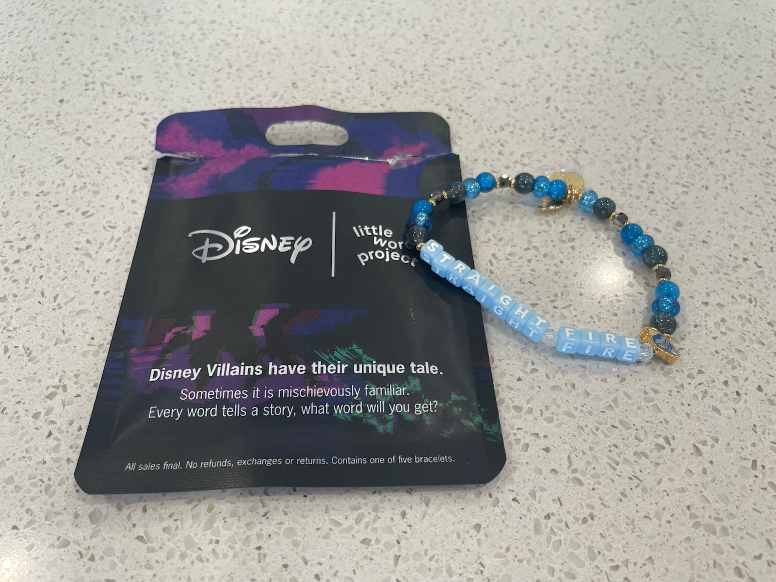 NWOT Disney Villains Little Words Project Hades Bracelet NWOT Disney Villains Little Words Project Hades Bracelet