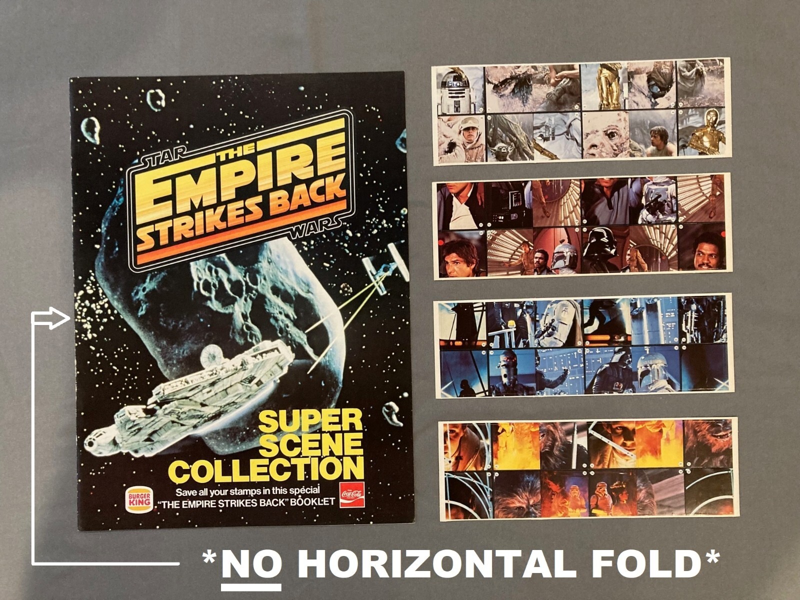 1980⚫️🟡🟠Star Wars | Burger King Empire Strikes Back Super Scene Collection Set