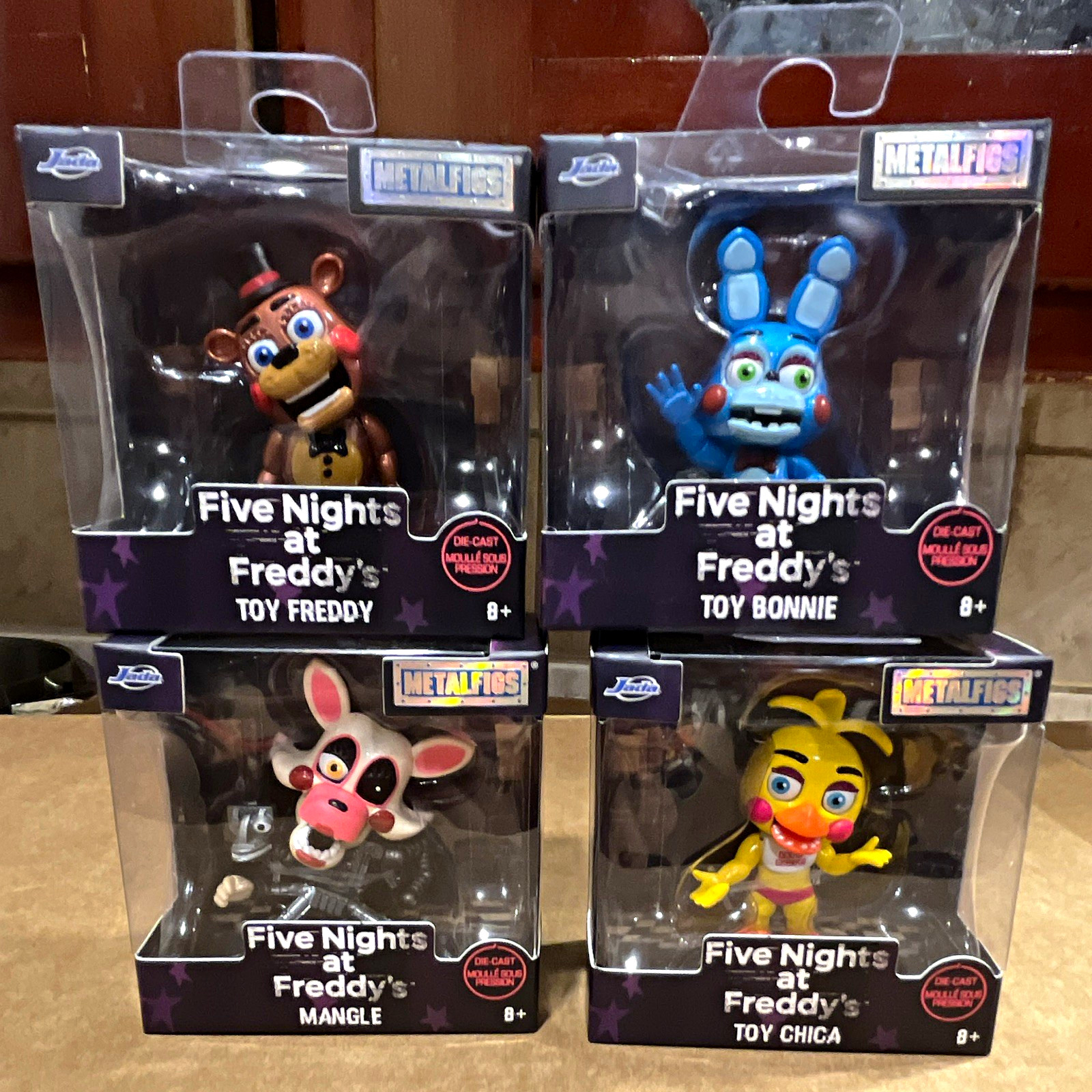 2026 Jada Toys METALFigs Five Nights at Freddy's Die-Cast Set Toy Freddy + 3