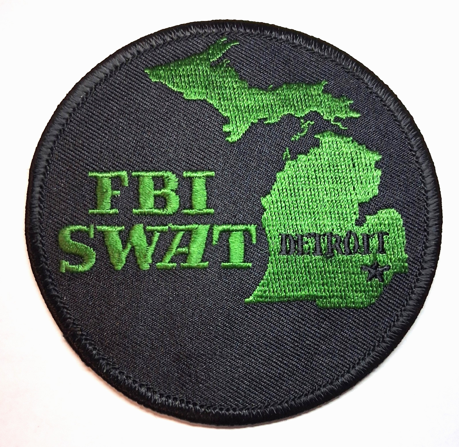 Detroit Michigan FBI SWAT Patch - FREE Tracked US Shipping Detroit Michigan FBI SWAT Patch - FREE Tracked US Shipping