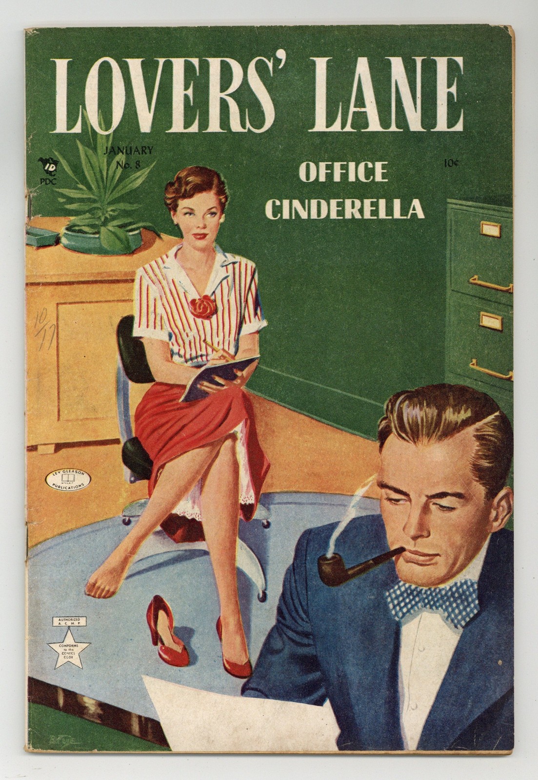 Lovers' Lane #8 VG- 3.5 1950