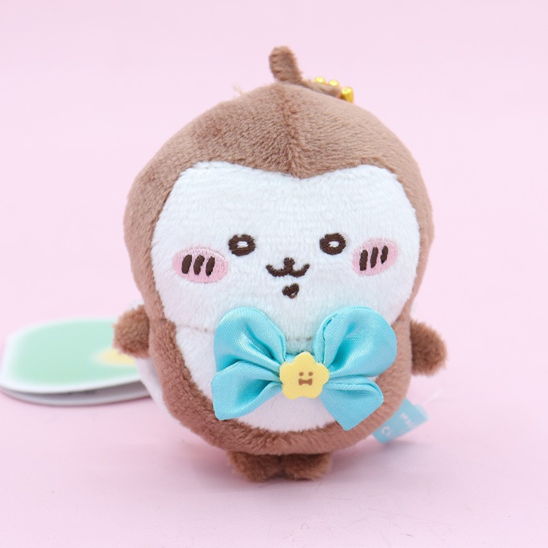Chiikawa Hachiware Usagi Rakko 10cm/4in Cartoon Plush Keychain Bag Charm Gift