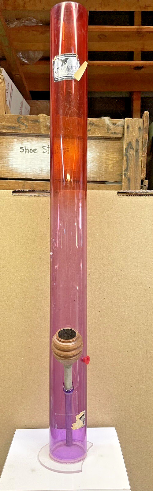 Collectable Org Sarah’s Family Bong Vintage Unused Rainbow 23 Inch Base Is Chip