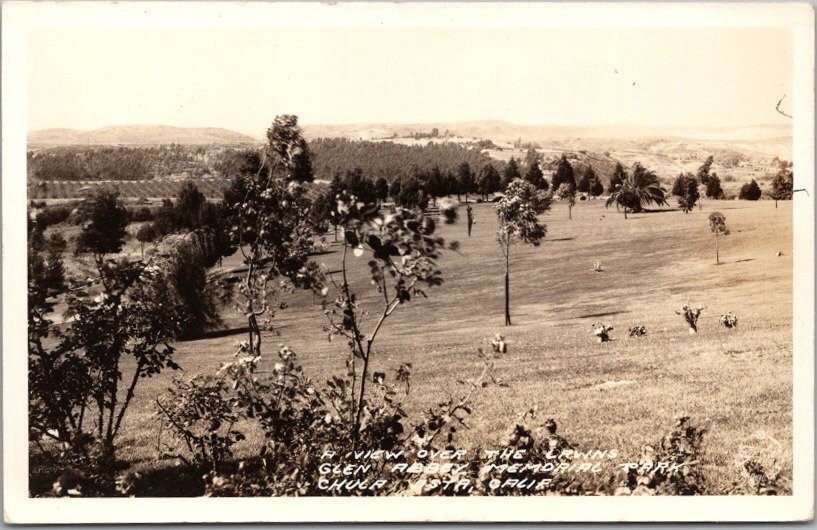 c1940s CHULA VISTA, Calif. Real Photo RPPC Postcard \
