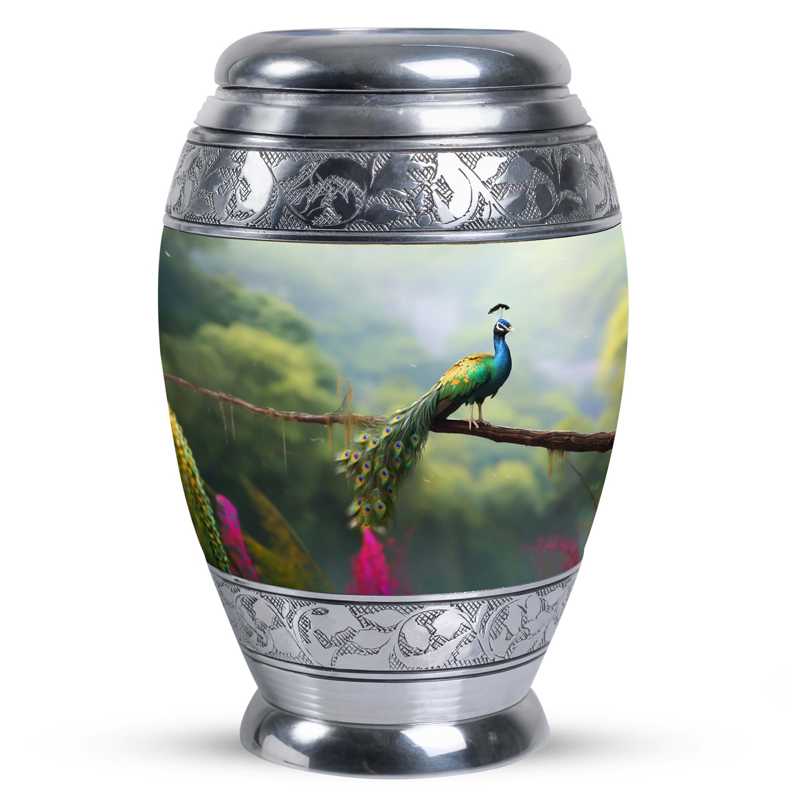 Eternal Solace Peacock Keepsake Adult Cremation Urn Keepsake Eternal Solace Peacock Keepsake Adult Cremation Urn Keepsake
