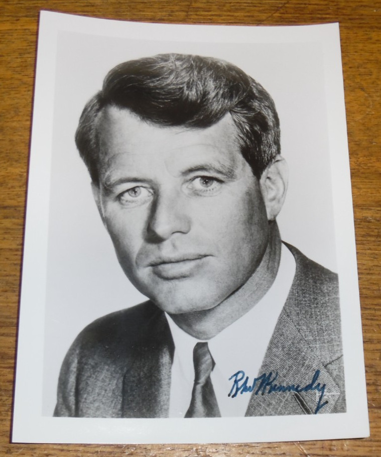 1960s Autographed Photograph - Senator Robert F. Kennedy 1960s Autographed Photograph - Senator Robert F. Kennedy