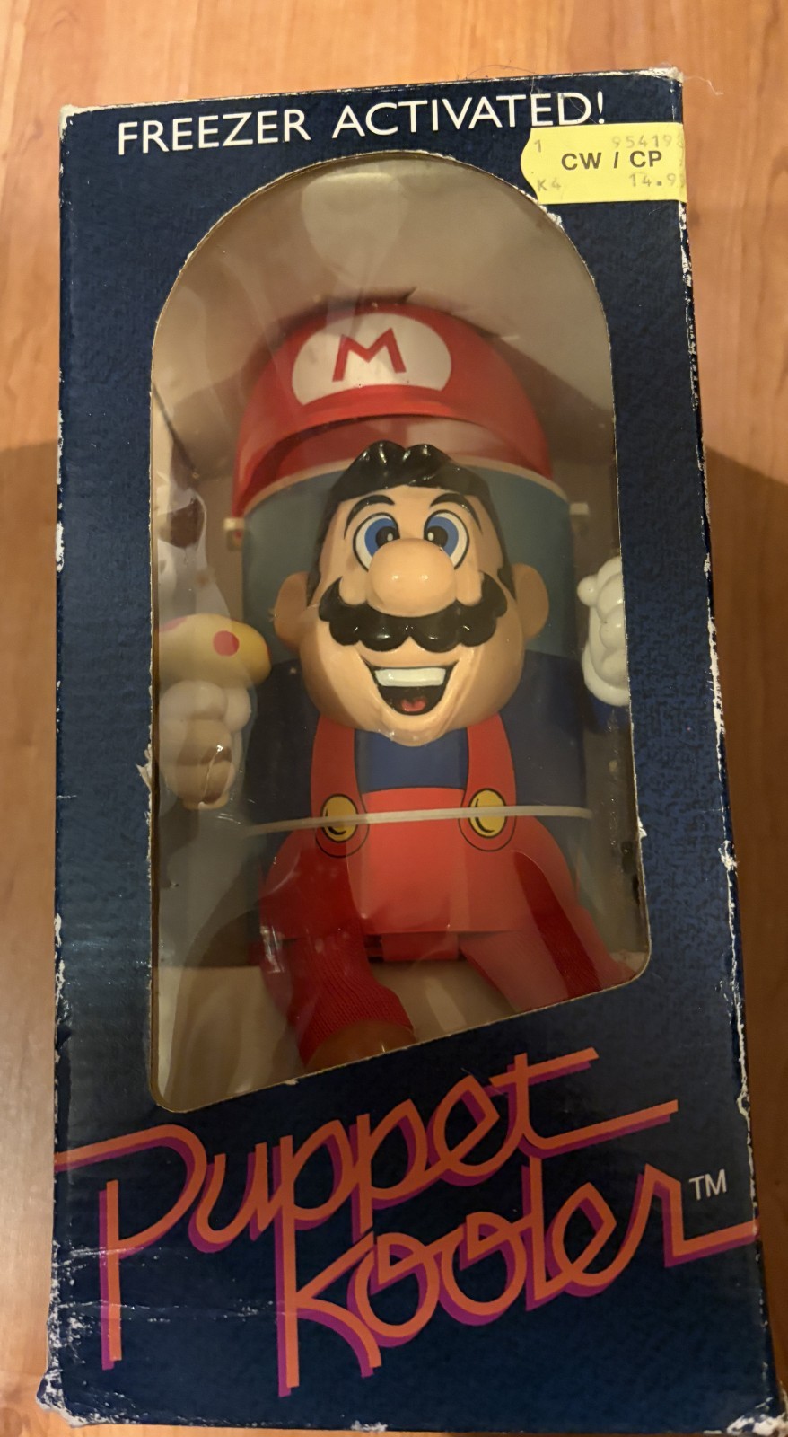 Vintage NINTENDO SUPER MARIO BROS. Puppet Cooler 1989 First Edition- Collectible