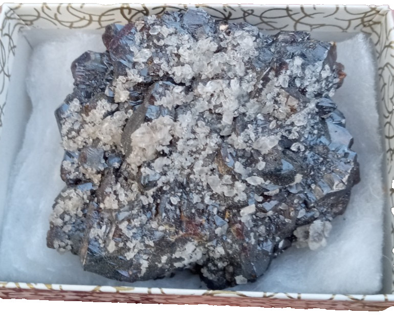 Sphalerlte and Carthage crystal cluster mineral specimen sparkling crystals