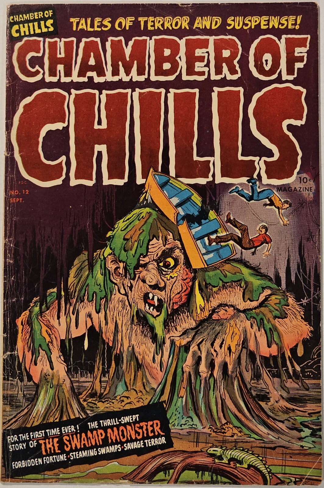 Chamber of Chills #12 Sept 1954 PCH Pre-Code Horror Complete Solid Mid-Grade