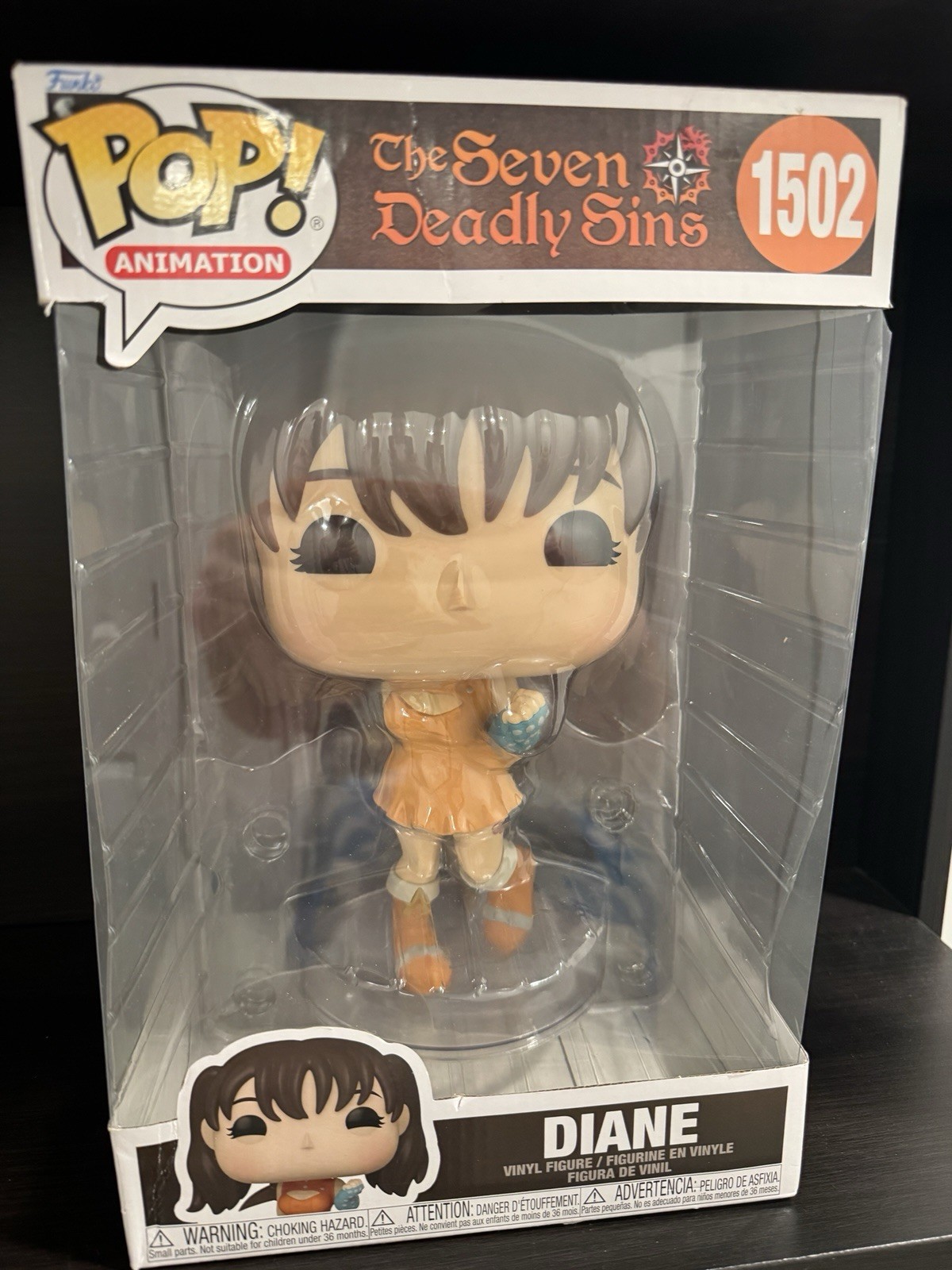 Funko Pop Animation Diane Vinyl Figure #1502 The Seven Deadly Sins 10 Inch