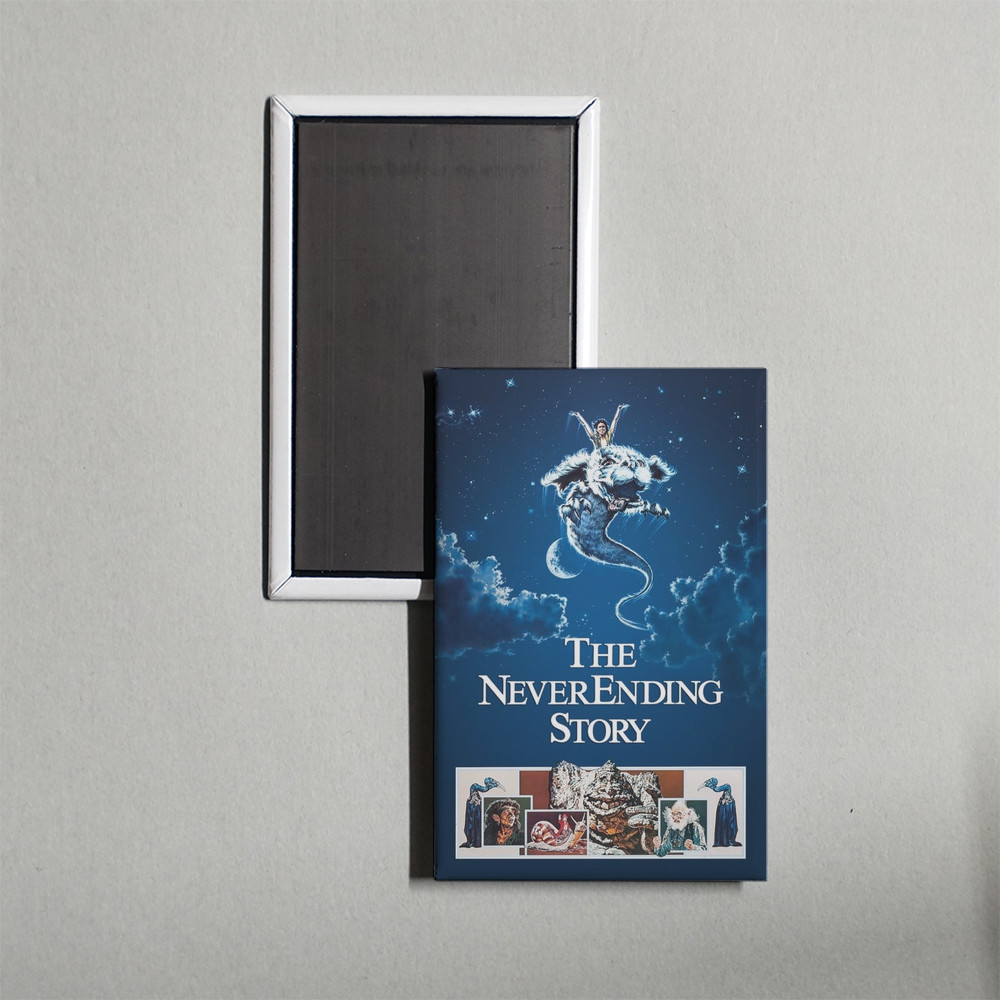 The NeverEnding Story Mini Movie Poster Fridge Locker Magnet