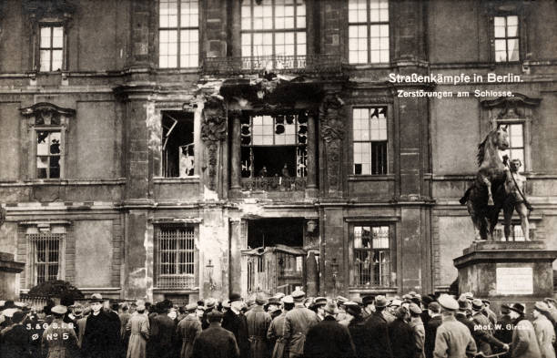 German Revolution Destruction 1919 OLD PHOTO