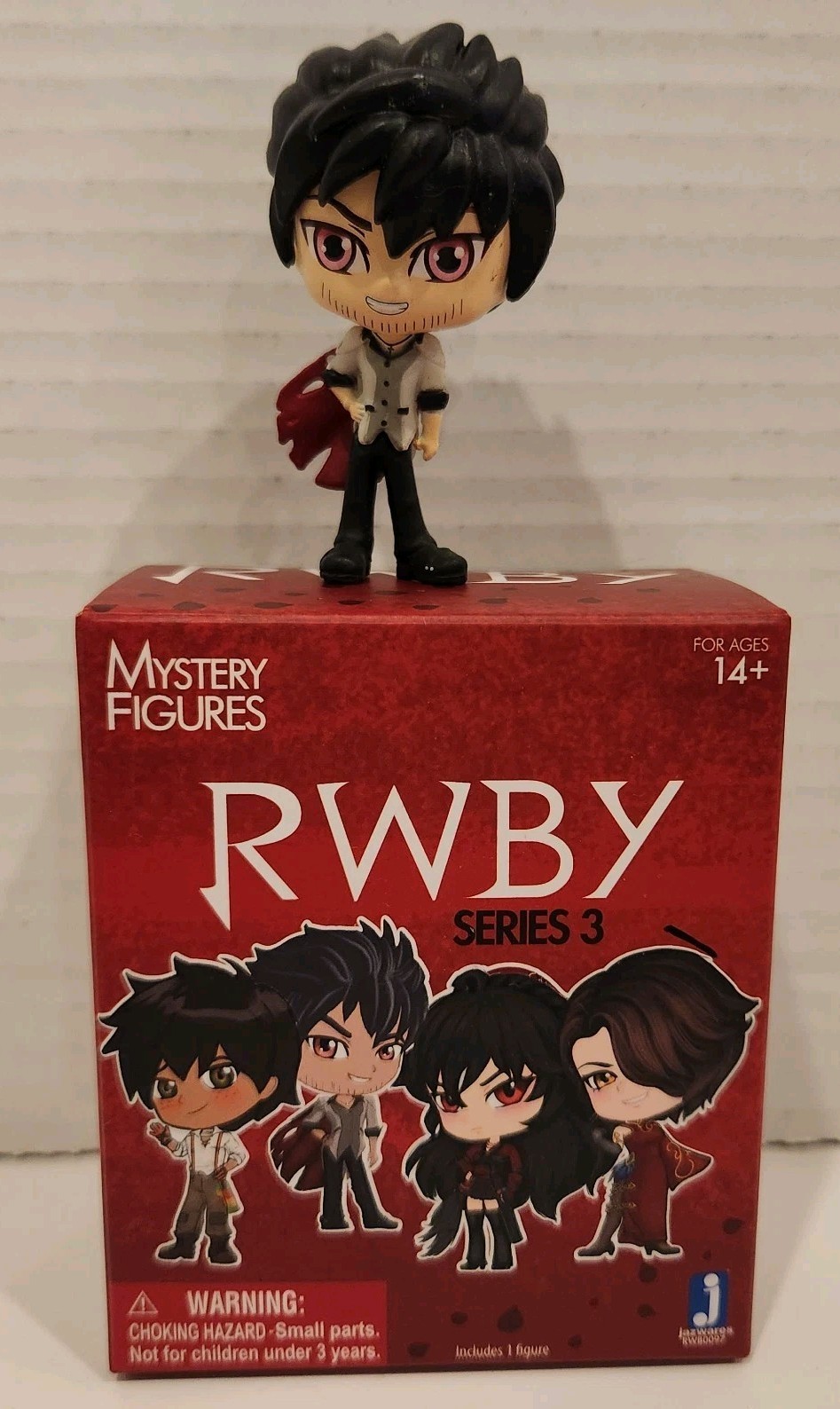 MYSTERY FIGURES MINIS BLIND BOX RWBY RUBY SERIES 3 RARE QROW Jazzwares 1/24 HTF