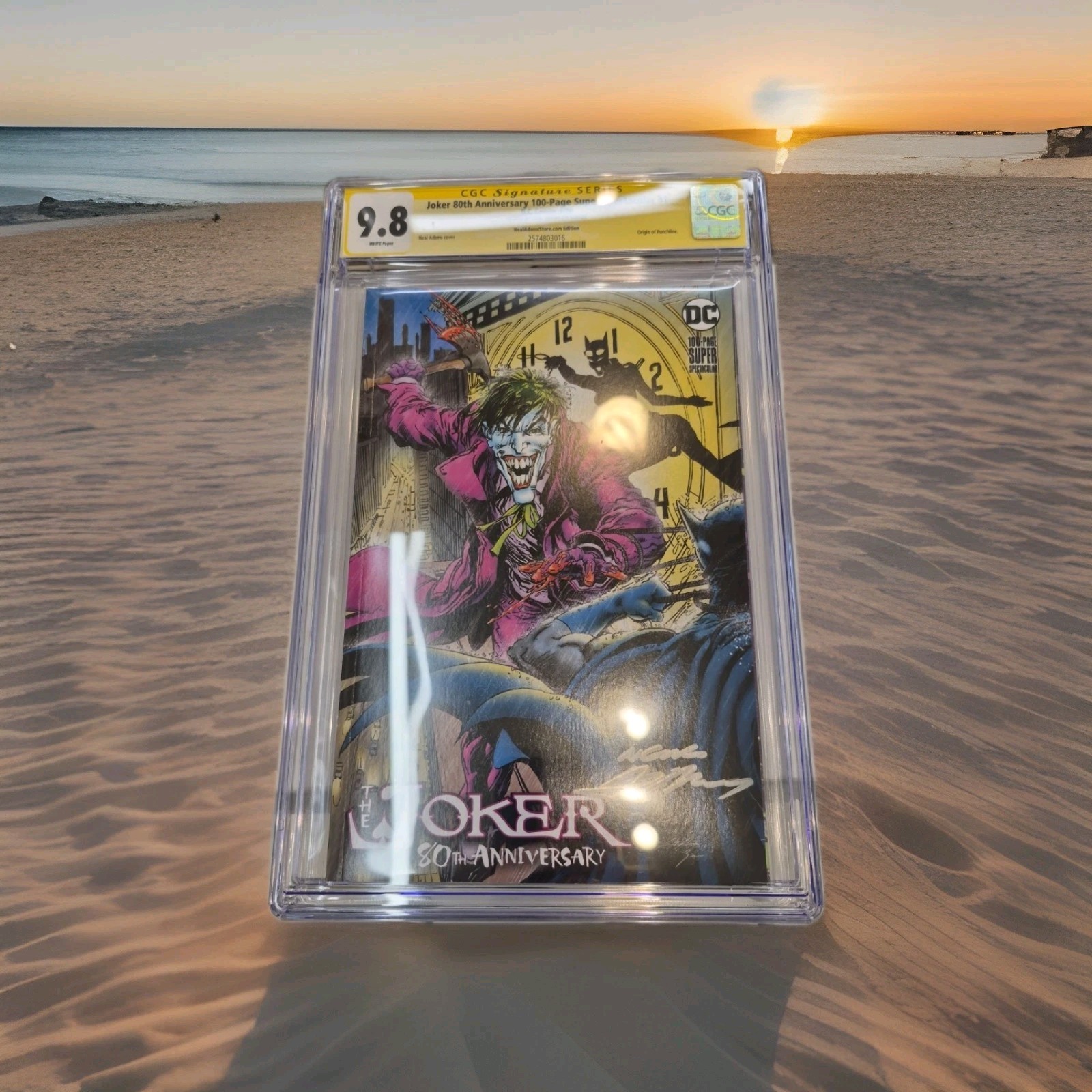 CGC Signature Series  THE JOKER 80TH ANNIVERSARY 9.8 NM/MT SIGNED NEAL ADAMS RIP