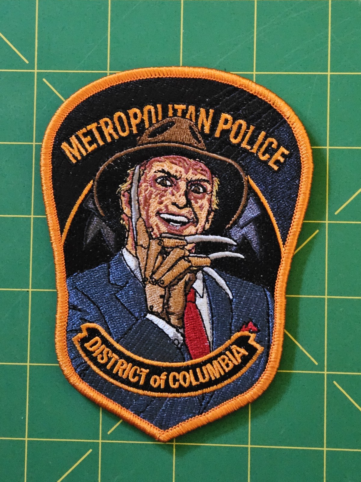 Metro Washington DC 2026 Commemorative HALLOWEEN Patch Freddy Krueger Nightmare 