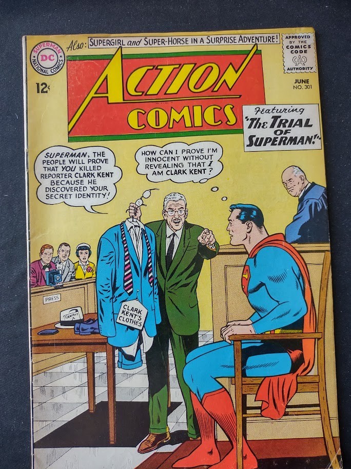 Action Comics #301 (DC Comics June 1963) The Trial of Superman Action Comics #301 (DC Comics June 1963) The Trial of Superman