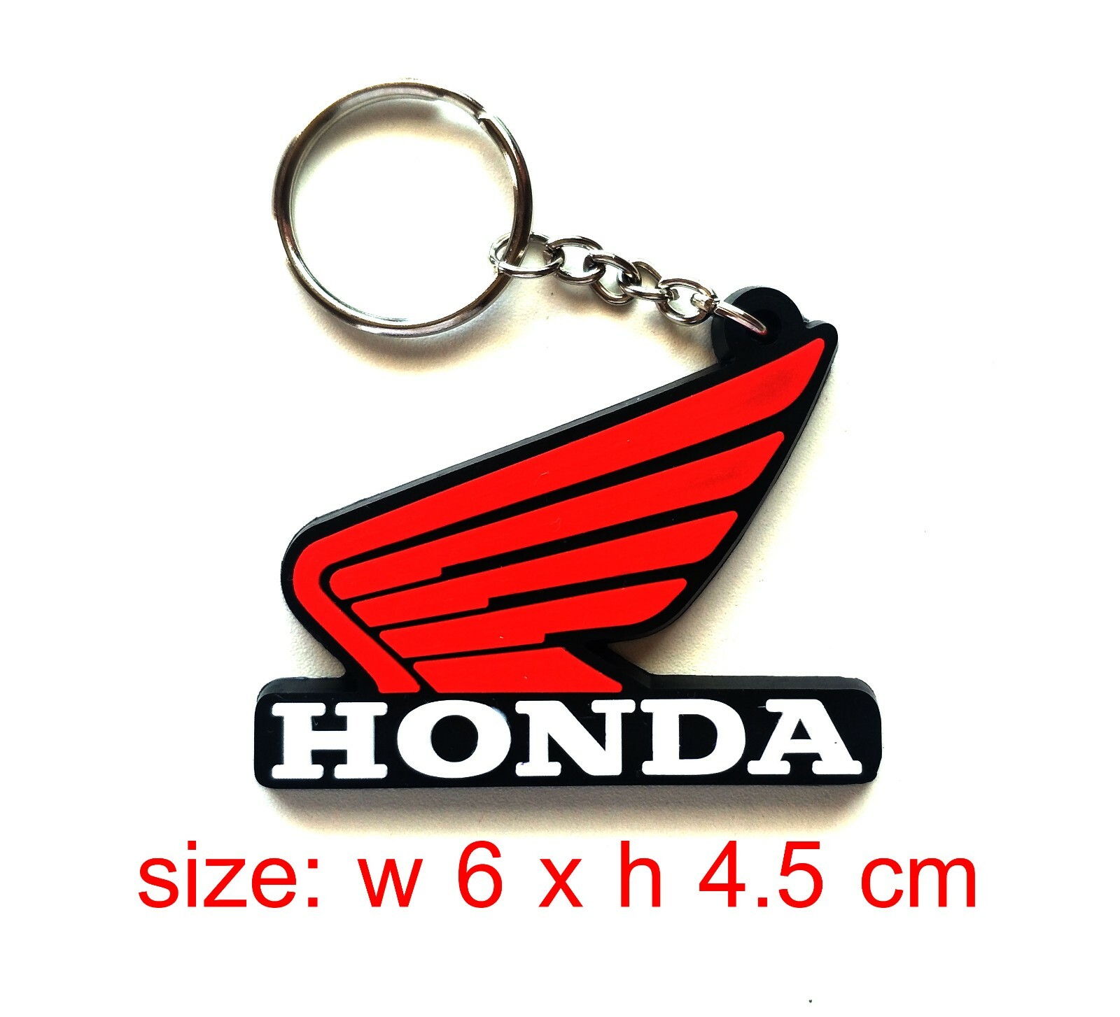 HONDA Keychain/Keyring Rubber Gift Motorcycle Collectables Wing Collection New HONDA Keychain/Keyring Rubber Gift Motorcycle Collectables Wing Collection New
