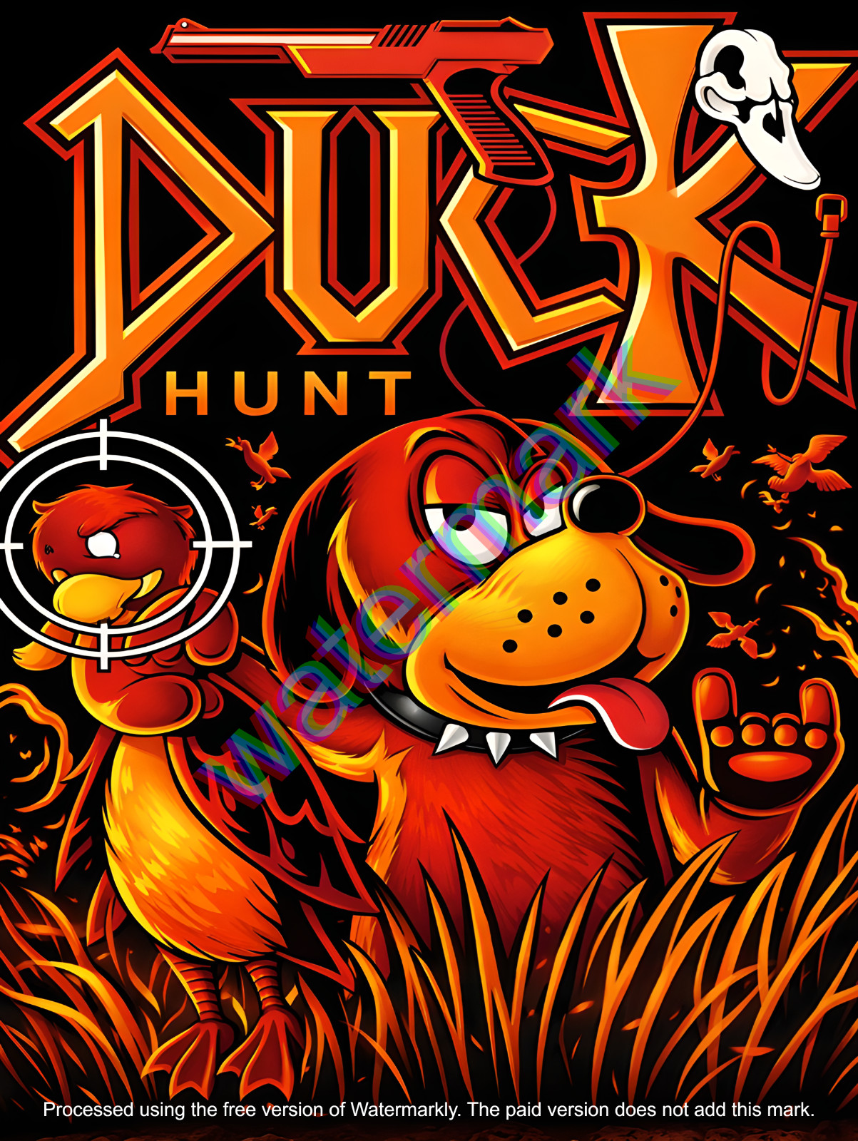 Duck Hunt  Metal Sign 9\