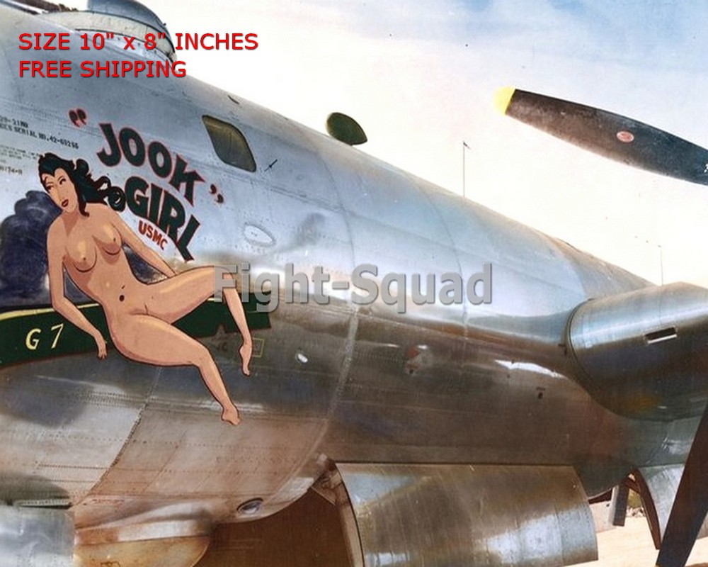 WW2 8x10 Photo 1945 Jook Girl B-29 Superfortress that was destroyed during O4119 WW2 8x10 Photo 1945 Jook Girl B-29 Superfortress that was destroyed during O4119