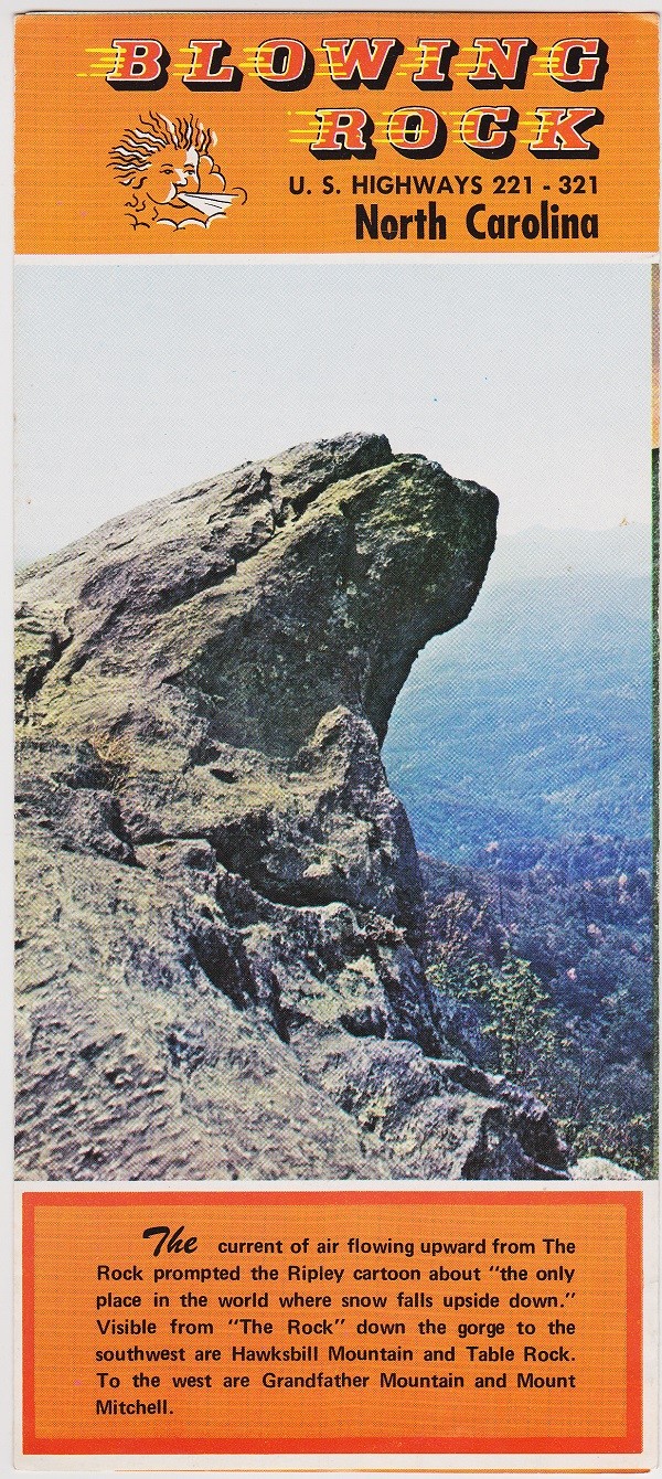 1960\'s Blowing Rock North Carolina Promotional Brochure