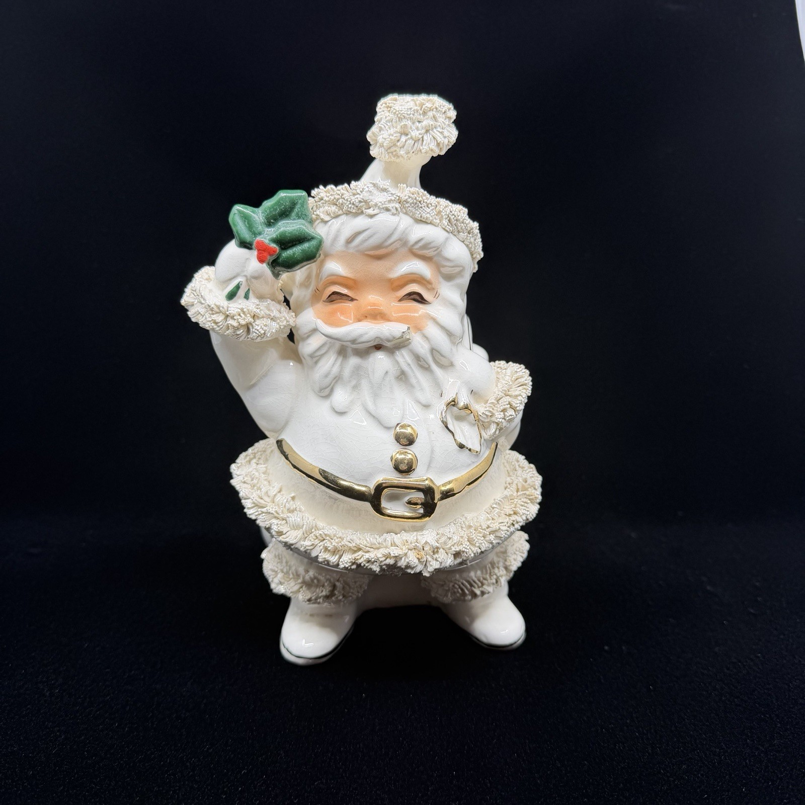 VTG White NAPCO Santa Planter 8 VTG White NAPCO Santa Planter 8