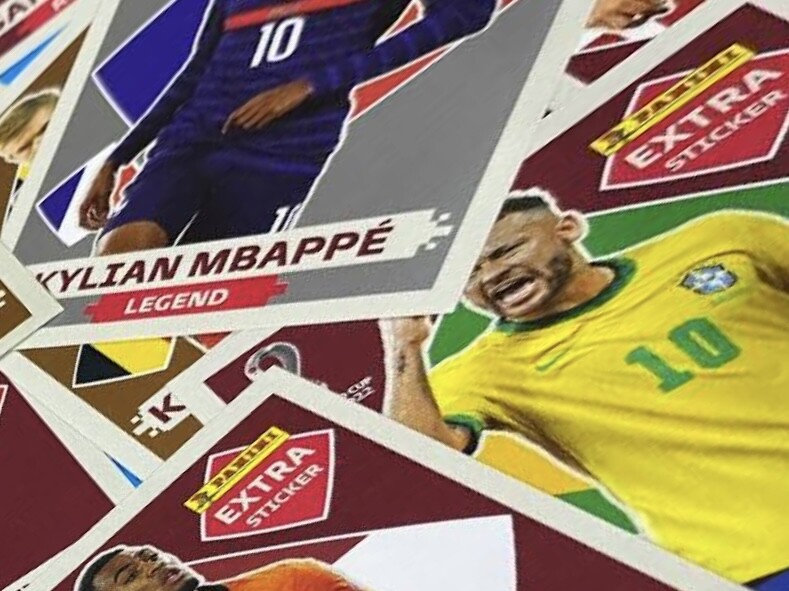PANINI EXTRA STICKER GOLD WORLD CUP QATAR 2022