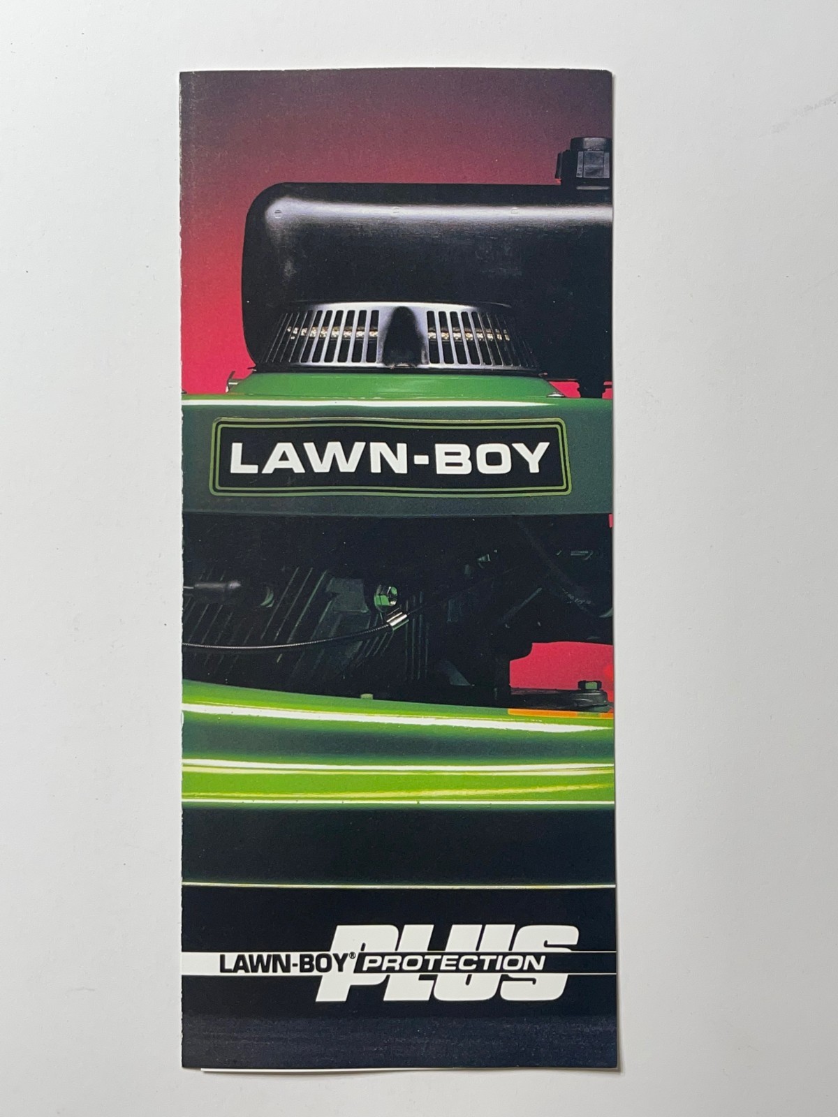 Original 1986 Lawn-Boy Mowers Protection Plus Plan Sale Brochure Original 1986 Lawn-Boy Mowers Protection Plus Plan Sale Brochure