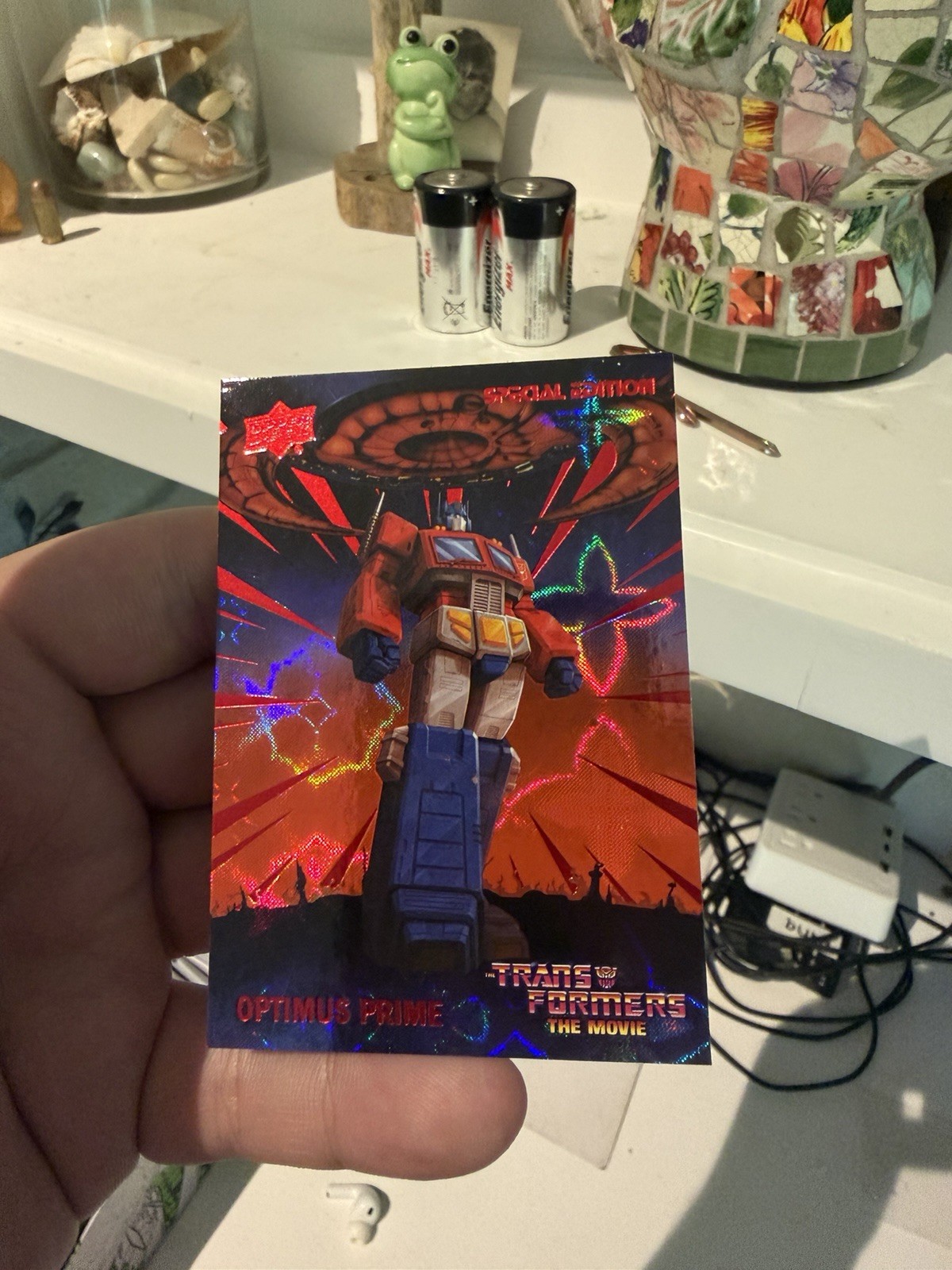Upper Deck Transformers The Movie 40th Red NUMBERED Optimus Prime #1 /1986 Upper Deck Transformers The Movie 40th Red NUMBERED Optimus Prime #1 /1986