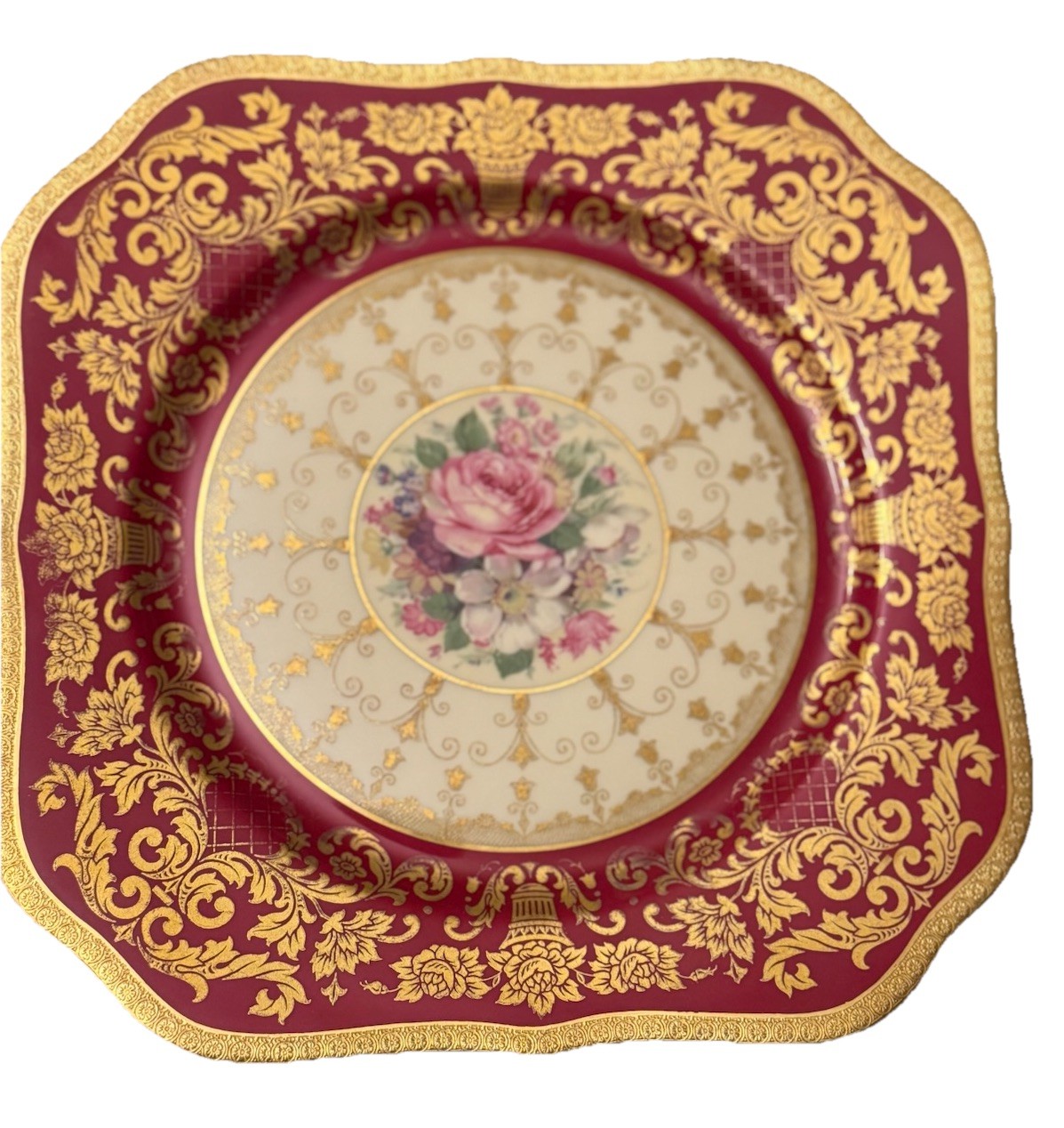Antique ROSENTHAL IVORY Bavaria Octagon 8\