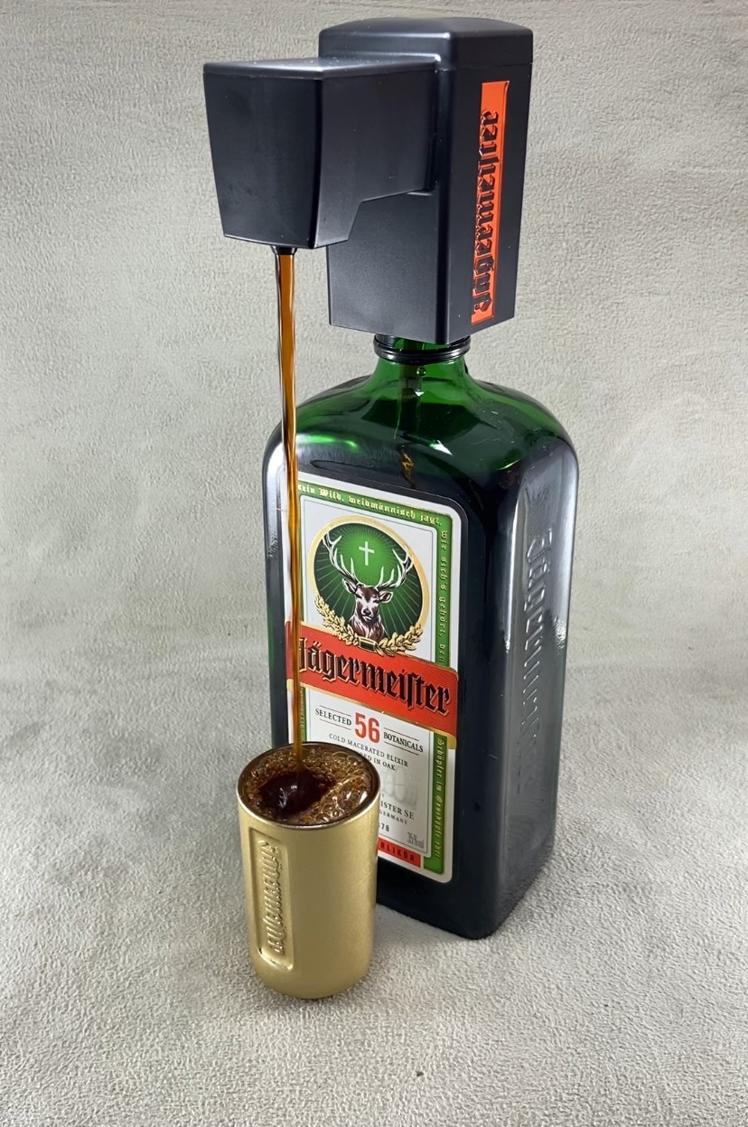 Jägermeister Electric Bottle Pump Dispenser 0.7L USB Shot Pourer Bar Accessory