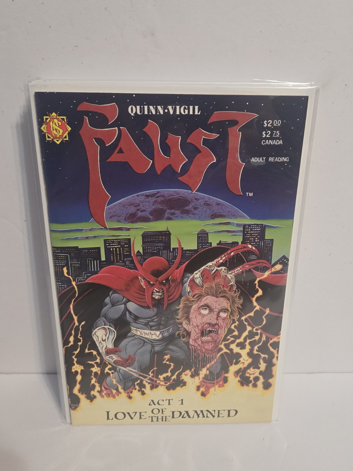 Northstar Comics FAUST #1 Love Of The Damned Key 1st Print Tim Vigil 1989