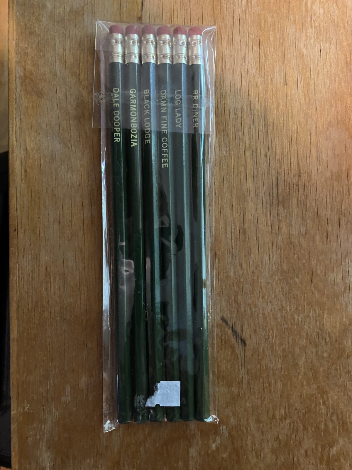 Twin Peaks Engraved pencils
