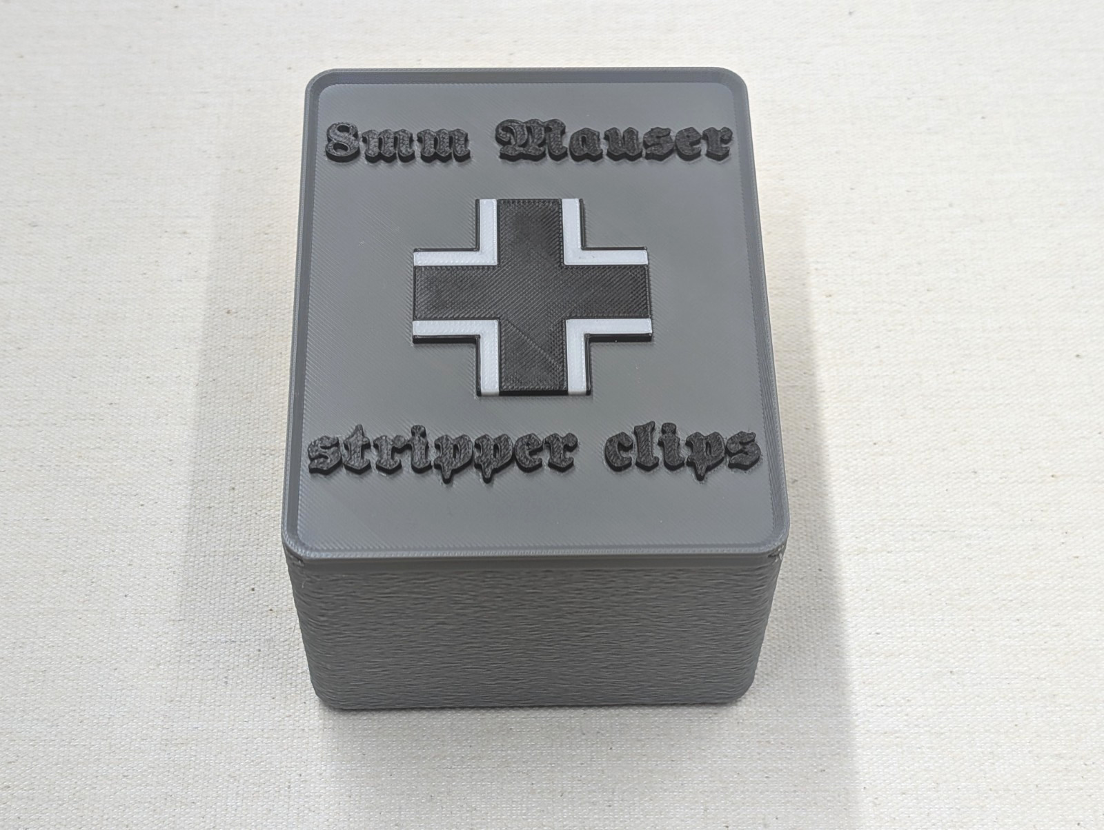 8mm Mauser Stripper Clip Large Storage Box (Box Only)