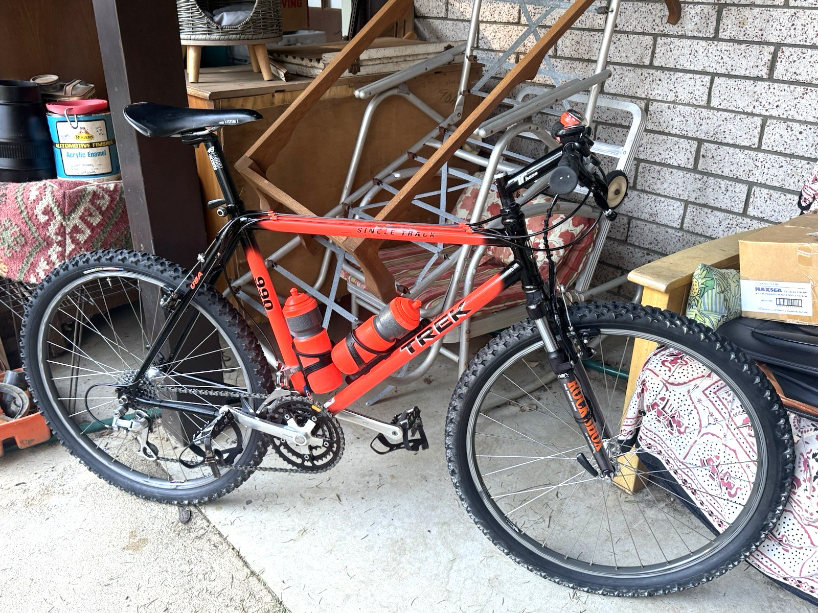 Vintage Old School Trek 990 MTB Mountain Bike Shimano XT True Temper OX Frame Vintage Old School Trek 990 MTB Mountain Bike Shimano XT True Temper OX Frame