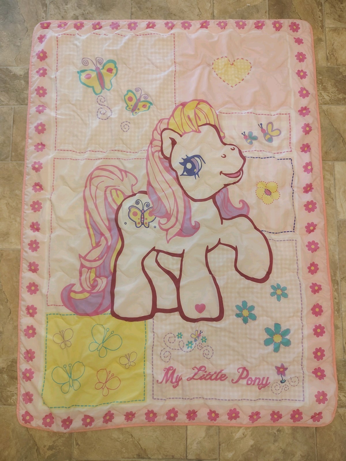  Vintage /Y2K 2006 My Little Pony Comfy Quilt 56\