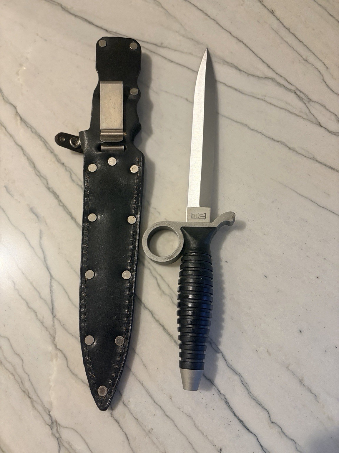 Vintage United Cutlery UC605 T2 Terminator 2 Knife USA w/ Original Sheath