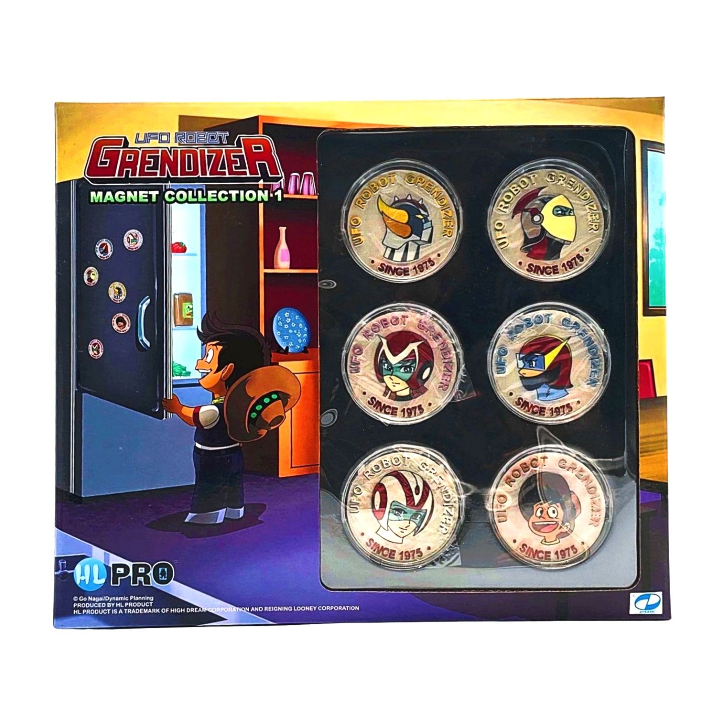UFO Robot Grendizer Official Ceramic Magnet Collection Series 01 - SEALED