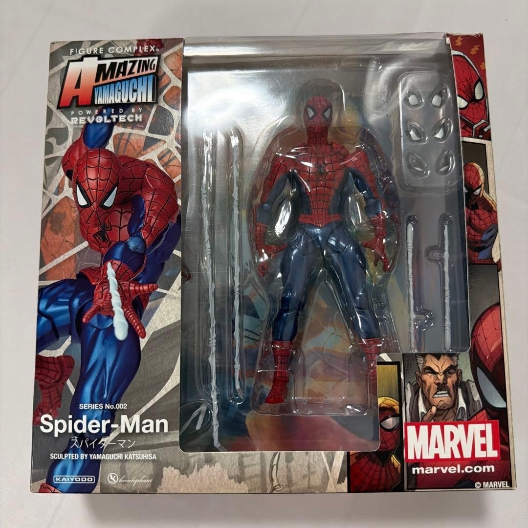 Kaiyodo Amazing Yamaguchi Spider-Man No.002 Revoltech Figure Marvel Used