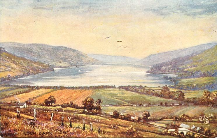 Lochearnhead Scotland Loch Earn OLD PHOTO