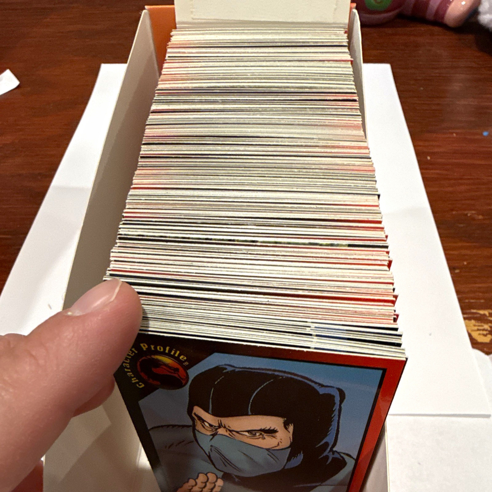 Classic 1994 Mortal Kombat Cards, 250 Trading Card Lot Great Condition