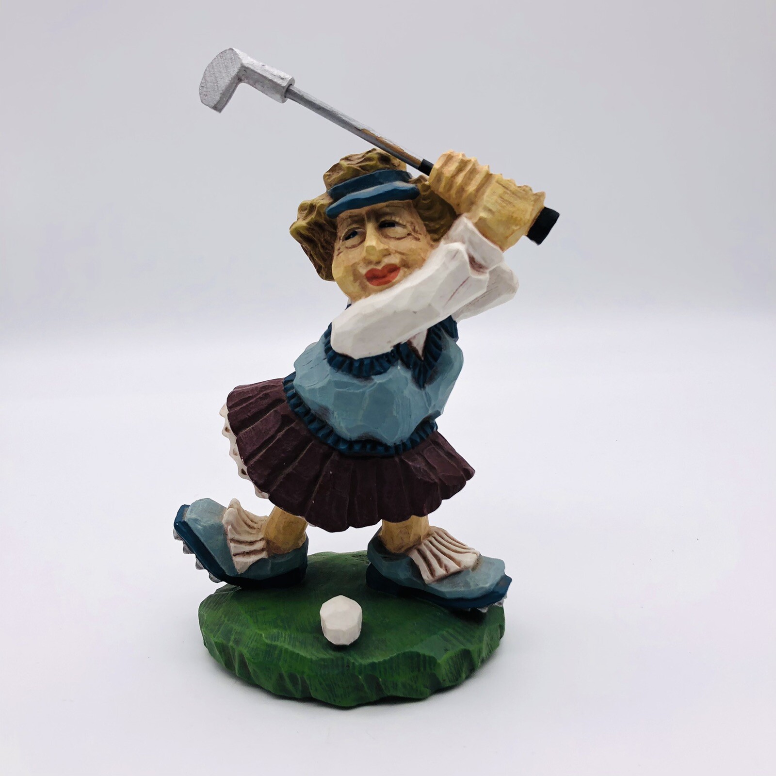 David Frykman The Golfer 1998 Lady Golfer Golf Figurine Collectible DF3084 B2