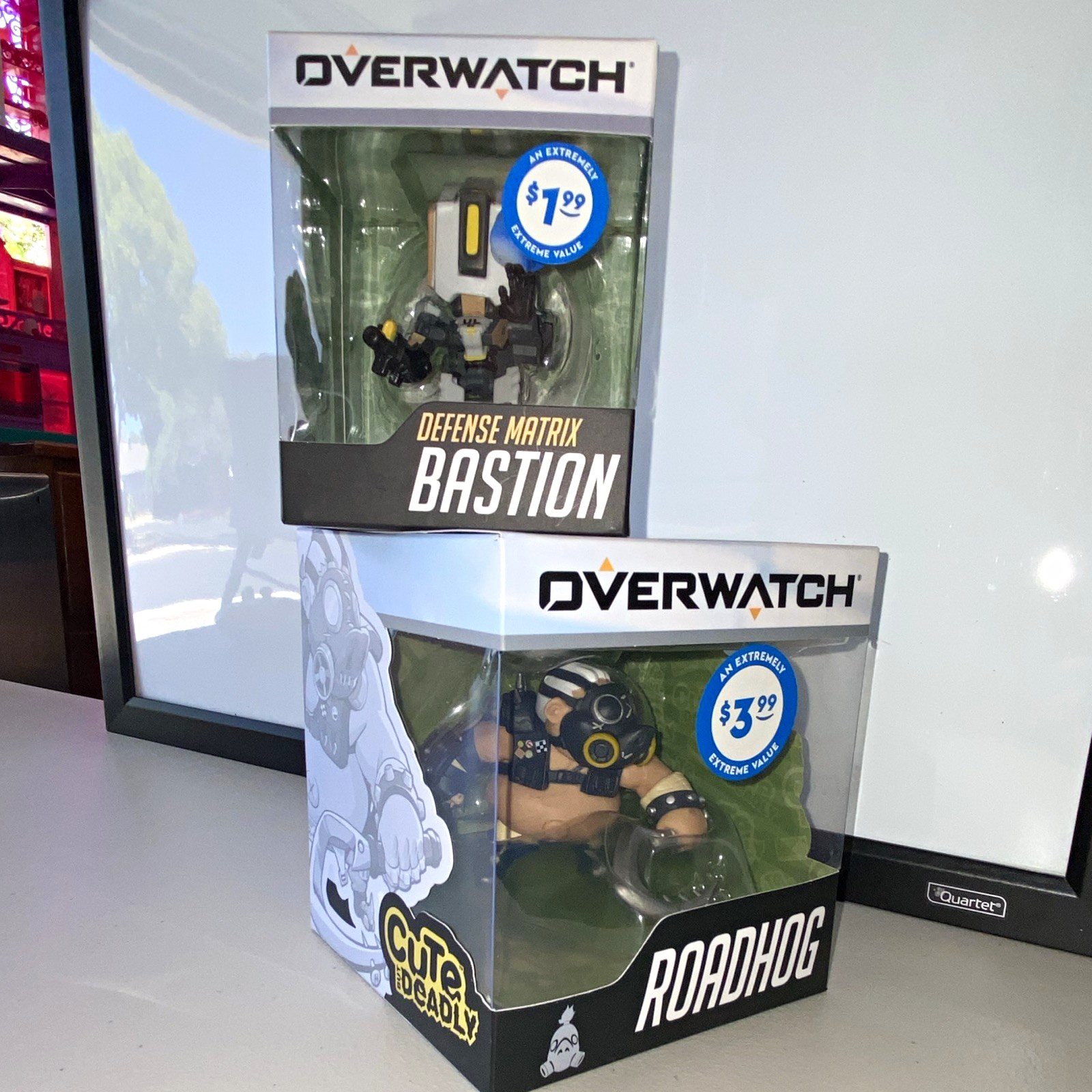 Blizzard Overwatch Cute But Deadly Bastion & Roadhog Vinyl Figures 2-Pack 2017