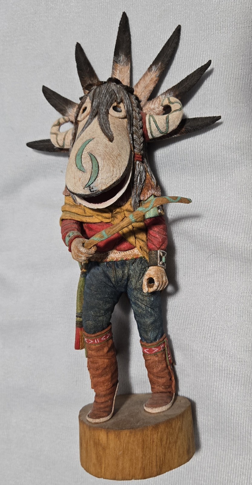 Hopi artist Kevin Sekakuku Kachina \